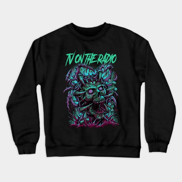 TV ON THE RADIO BAND Crewneck Sweatshirt by Angelic Cyberpunk